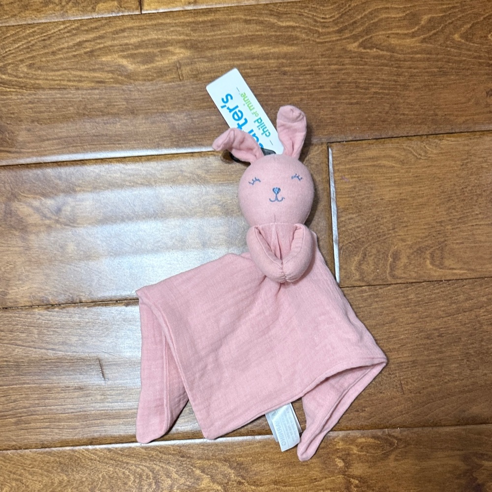 NWT Carter's Blush Pink Bunny Security Lovey